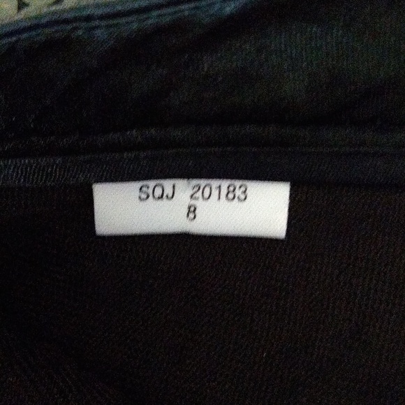 BCBG Max Azria black sequin tuxedo style pants size 8 - Picture 3 of 10